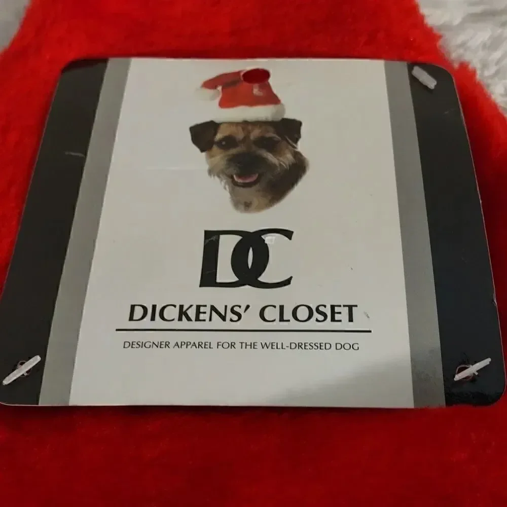 Plush Puppies Dickens Closet Dog Santa Hat